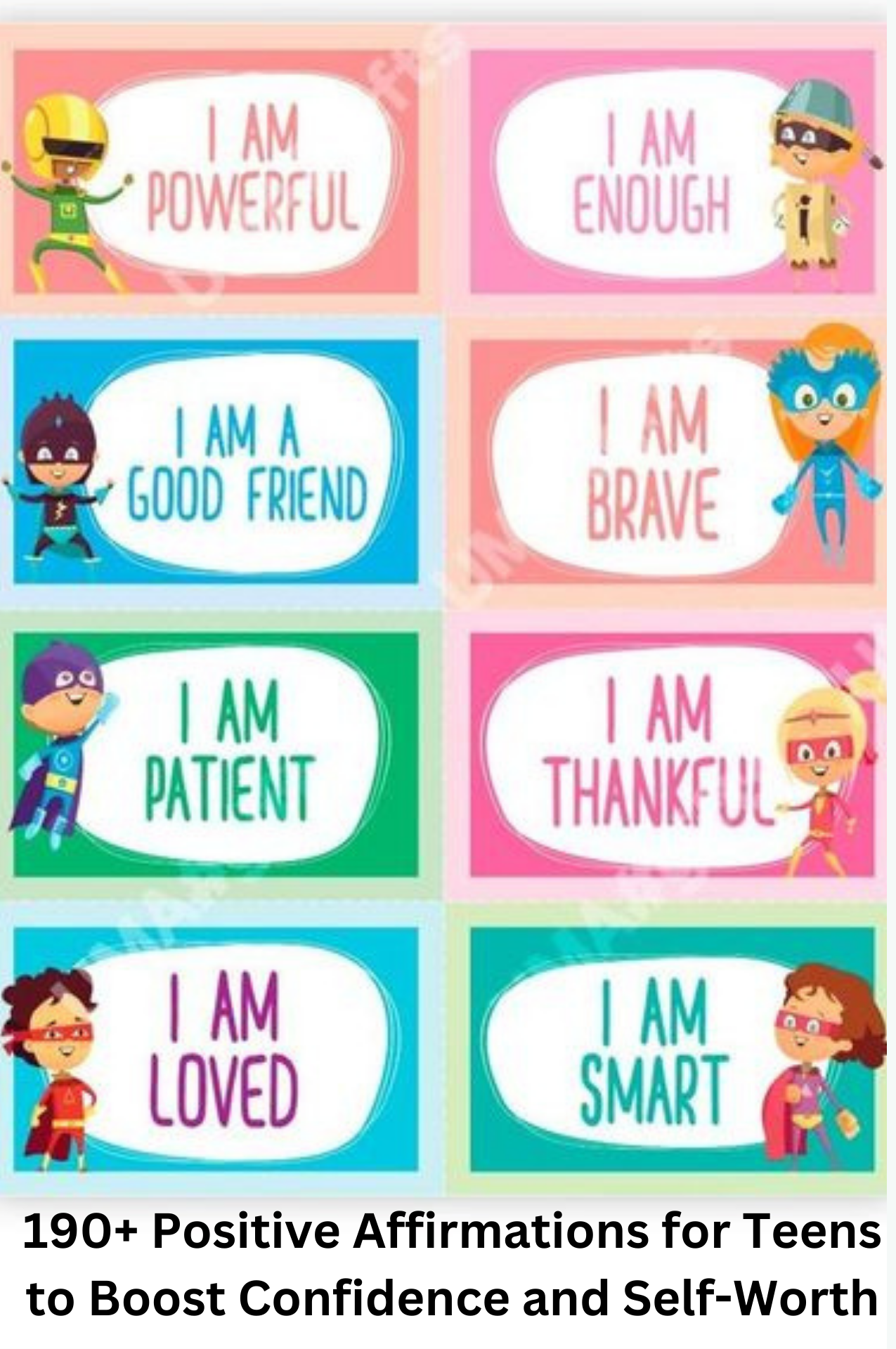 190+ Positive Affirmations for Teens to Boost Confidence and Self-Worth